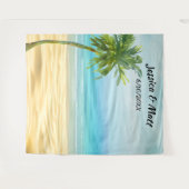 Foto-Background für Strand oder Hochzeit in Urlaub Wandteppich (Vorderseite (Horizontal))