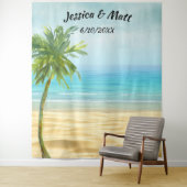 Foto-Background für Strand oder Hochzeit in Urlaub Wandteppich (Beispiel)