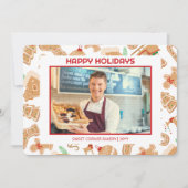 Foto Bakery Gingerbrett Vielen Dank für Ihre Urlau Einladung (Vorderseite)