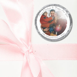 Foto-Ball-Aufkleber für benutzerdefinierte Familie Runder Aufkleber