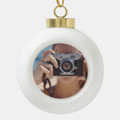 Foto Ball Ornament - Keramik (Vorderseite)
