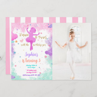 Foto Ballerina Einladung