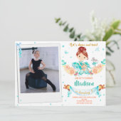 Foto Ballerina Einladung zum Geburtstag Ballet (Stehend Vorderseite)