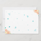 Foto Ballerina Einladung zum Geburtstag Ballet (Rückseite)