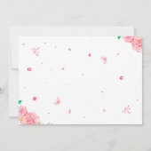 Foto Ballerina Geburtstagseinladung Ballett Party Einladung (Rückseite)