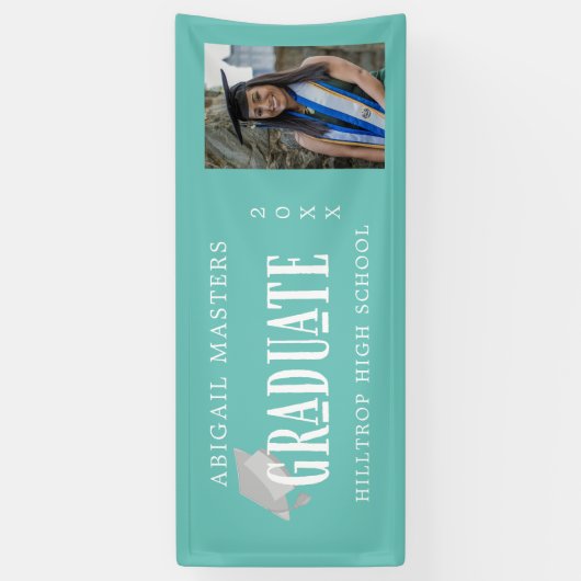 Foto-Banner für elegante Glückwunsch Banner (Vertikal)