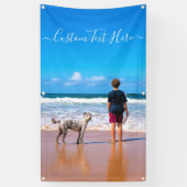 Foto-Banner mit benutzerdefiniertem Text Banner (Vertikal)