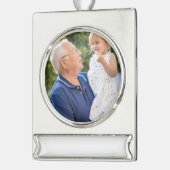 Foto Banner-Ornament Silber (Links)