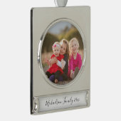Foto Banner-Ornament Silber (Rechts)