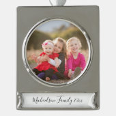 Foto Banner-Ornament Silber (Vorderseite)