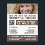 Foto-Banner politische Wahlkampfwerbung Flyer<br><div class="desc">Foto Banner Politik Kampanigner Werbung Flyer von der Business Card Store.</div>