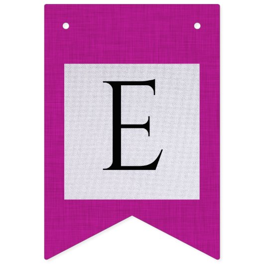 Foto-Banner Wimpelkette (Zweite Fahne)