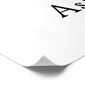 Foto-Banner zum Gedenken an das Leben 3 Poster (Ecke)