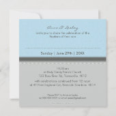 FOTO BAPTISM ERSUCHT :: fantasievolle 4SQ Einladung (Rückseite)