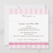 FOTO BAPTISM ERSUCHT :: stilvoll 2SQ Einladung (Rückseite)