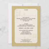 FOTO BAPTISM INVITATION :: Herzpunkt 6P Einladung (Rückseite)