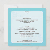 FOTO BAPTISM INVITATION :: Herzpunkt 7SQ Einladung (Rückseite)