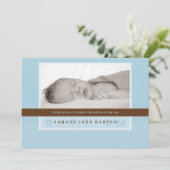 FOTO BAPTISM INVITE :: süß gesagt 4L Einladung (Stehend Vorderseite)