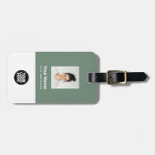 Foto, Bar, Logo, Name Gepäckanhänger (Vorderseite horizontal)