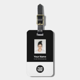 Foto, Bar, Logo, Name Gepäckanhänger