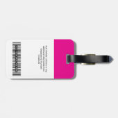 Foto, Bar, Logo, Name Gepäckanhänger (Rückseite horizontal)