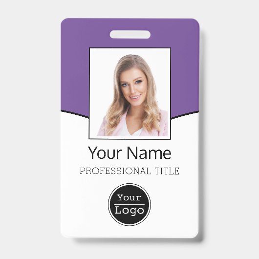 Foto, Bar, Logo, Name-ID falsch Ausweis (Vorderseite)