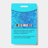 Foto Bar Name-Logo Ausweis (Rückseite)