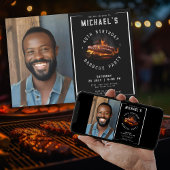 Foto Barbecue 40. Geburtstag Party Einladung