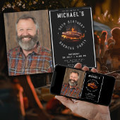 Foto Barbecue 50. Geburtstagsparty Einladung