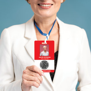 Foto-Barcode-Logo Firmenname Unternehmen Ausweis