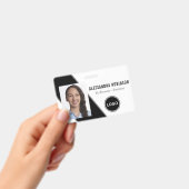 Foto-Barcode-Logos für Firmenmitarbeiter Moderne A Ausweis (Handheld)