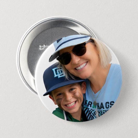 Foto Baseball Oma Button (Vorne & Hinten)