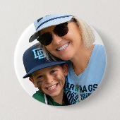 Foto Baseball Oma Button (Vorderseite)