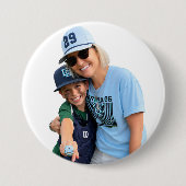 Foto Baseball Oma Button (Vorderseite)