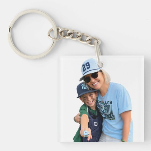 Foto Baseball Oma Schlüsselanhänger (Vorderseite)