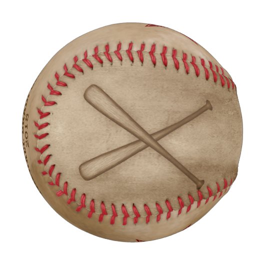 Foto Baseball Sepia Toning - Dirty Beige (Vorderseite Links)