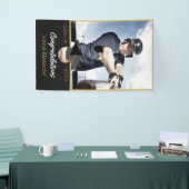 Foto Baseball Spieler gratulieren Absolvent Banner (Messeveranstaltung)