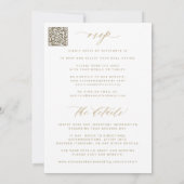 Foto-Basis für Vellum alle in einem QR-Code Hochze Einladung (Rückseite)