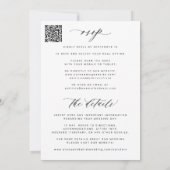 Foto-Basis für Vellum alle in einem QR-Code Hochze Einladung (Rückseite)