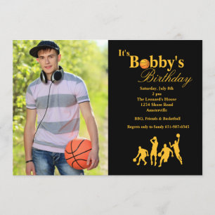 Foto Basketball Einladung