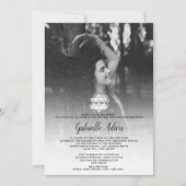 Foto Bat Mitzvah Einladung (Vorderseite)