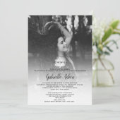 Foto Bat Mitzvah Einladung (Stehend Vorderseite)