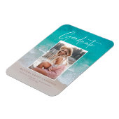 Foto Beach Abschluss Ankündigung Party Magnet (Linke Seite)