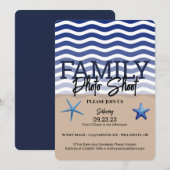 Foto "Beach" Einladung (Vorne/Hinten)