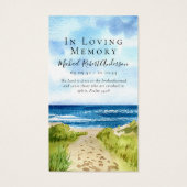 Foto Beach Memorial Prachtkarte (Rückseite)