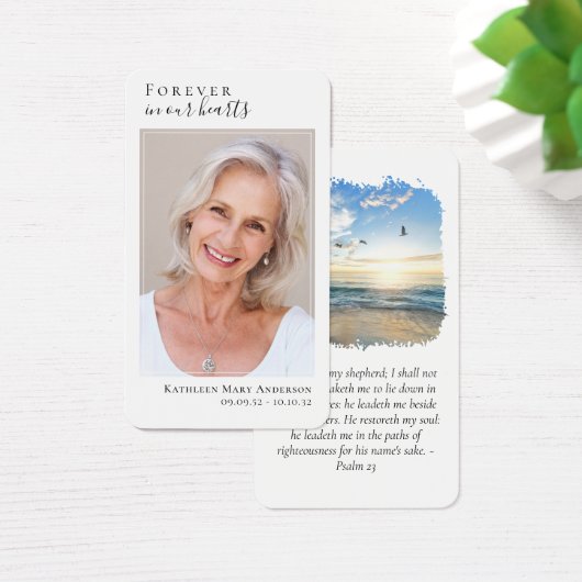 Foto Beach Memorial Prachtkarte (Schreibtisch)