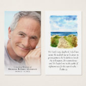 Foto Beach Memorial Prachtkarte (Vorne & Hinten)