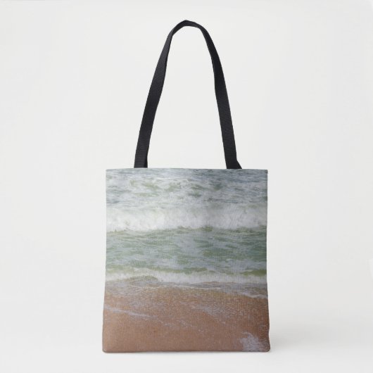 Foto "Beach Sand Ocean Water Sea Tropical Nature" Tasche (Vorderseite)