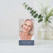 Foto Beach Sunrise Gedenkkarte Telefonnummerkarte (Stehend Vorderseite)