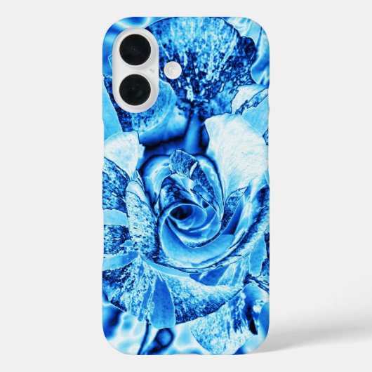 Foto Bearbeiten von Blue Ice Rose Case-Mate iPhone Hülle (Rückseite)
